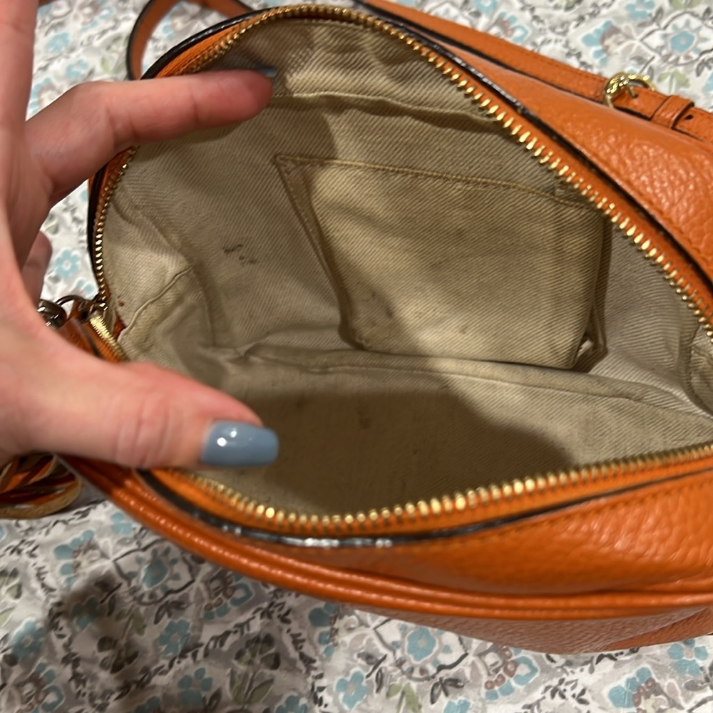 Gucci Soho Disco Crossbody Bag Nubuck Small - Picture 11 of 15